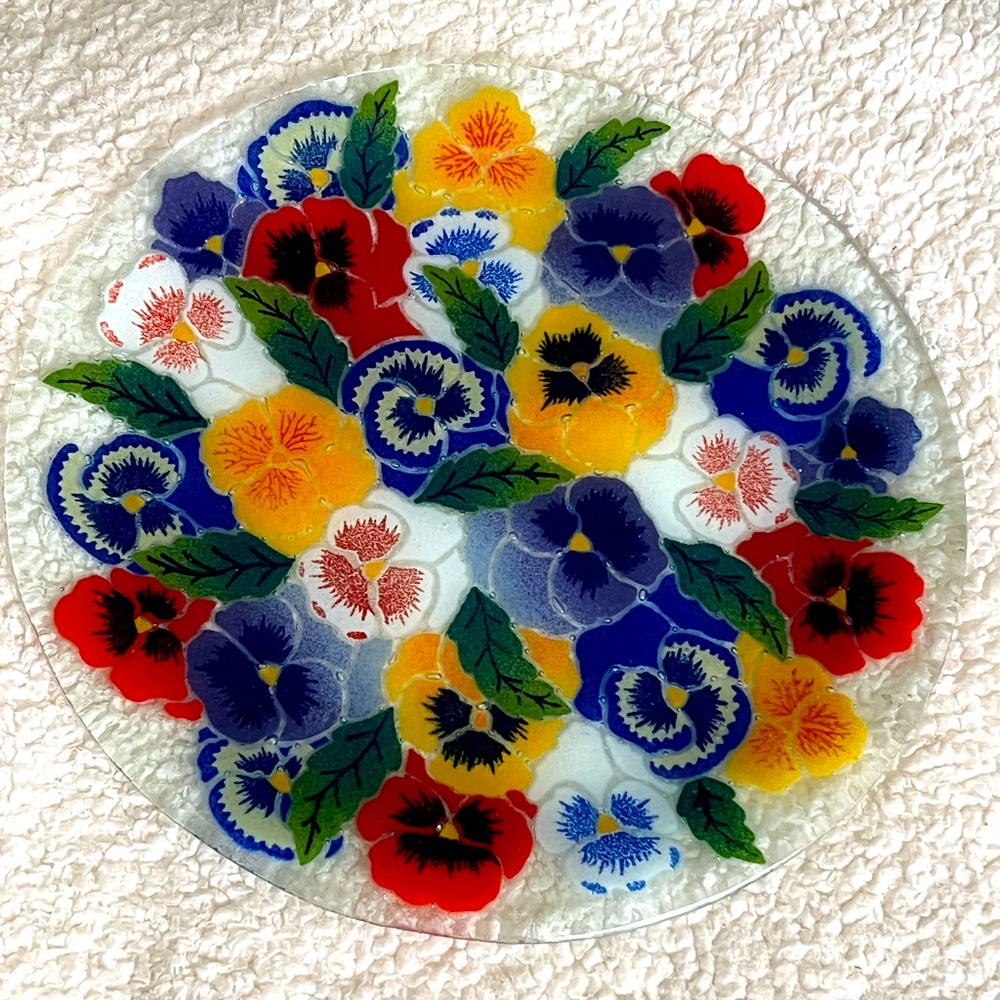 Peggy Kerr Fused Glass Plate